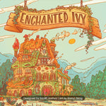 Enchanted Ivy board game box cover showing whimsical house in a forest