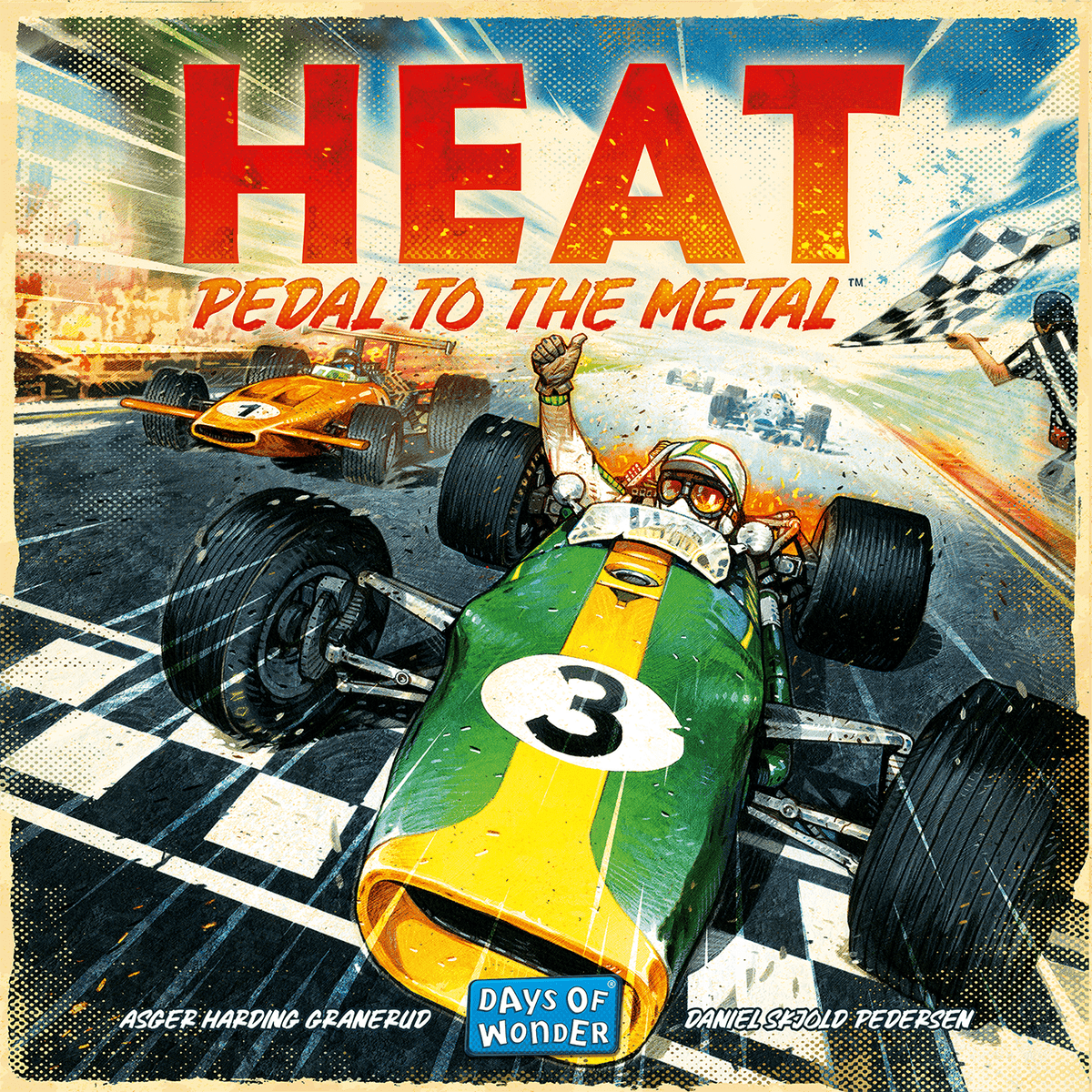 Board game box for Heat Pedal to the metal