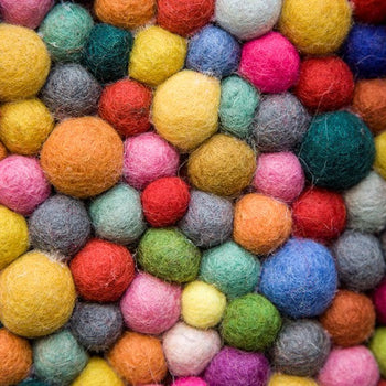 Colourful wool representing lots of different vibes