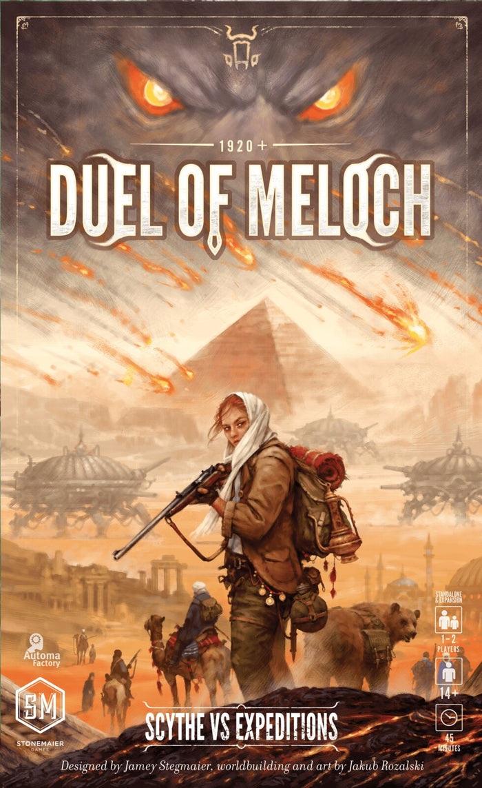 Duel of Meloch board game box