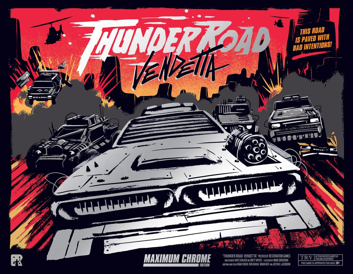 Thunder Road: Vendetta – Maximum Chrome board game box